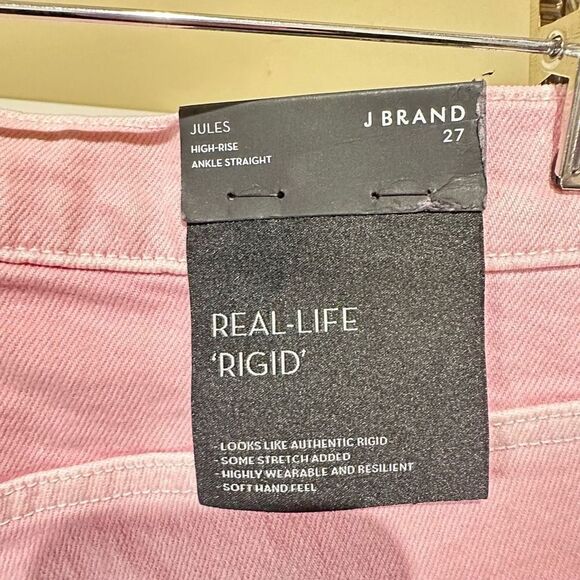 J Brand Jules High Rise Straight Jeans Size 27 - Picture 6 of 6